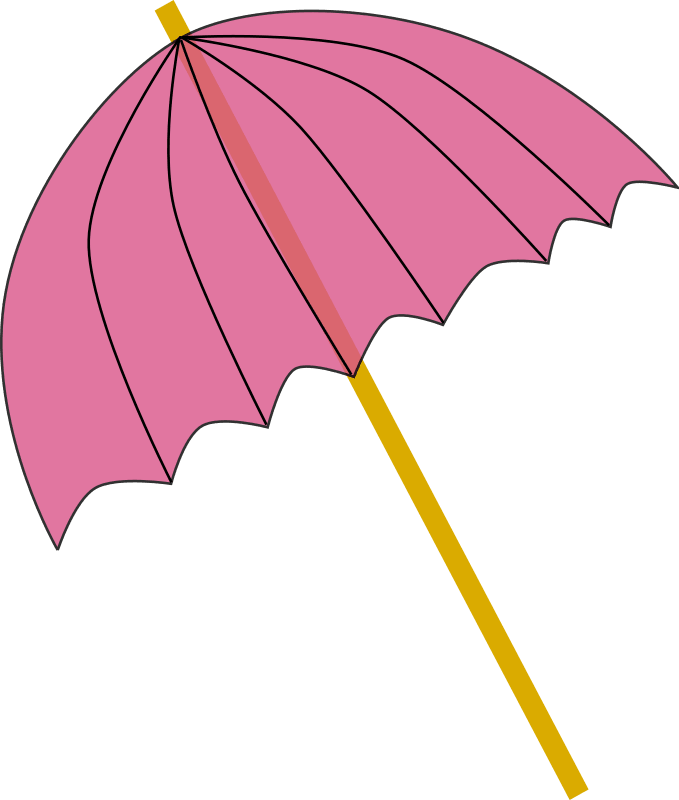 Umbrella 001 Beach Pink