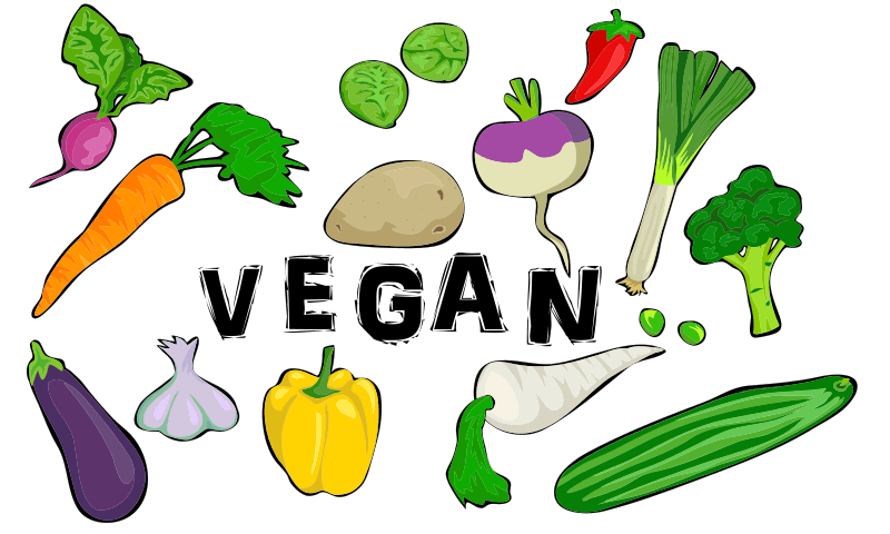vegan logo veggies